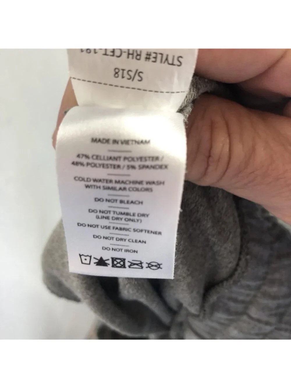 Rhone Jogger Sweatpants Mens Large Gray Knit Elastic Stretch Pockets 35x29